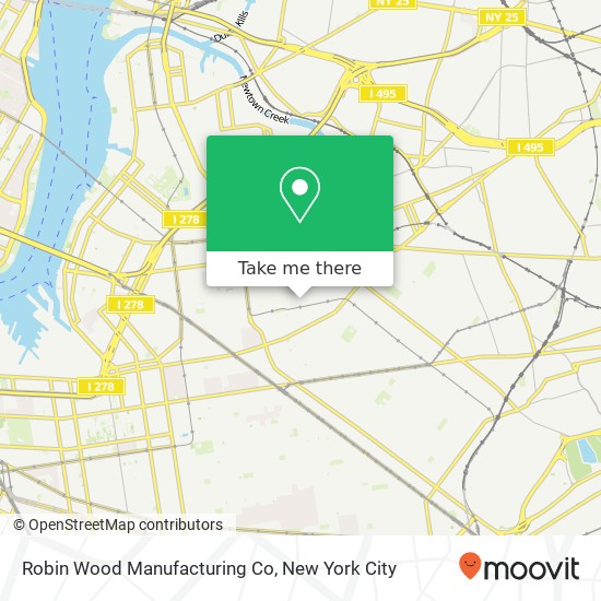 Mapa de Robin Wood Manufacturing Co