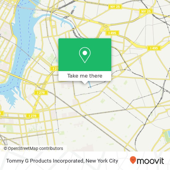 Mapa de Tommy G Products Incorporated