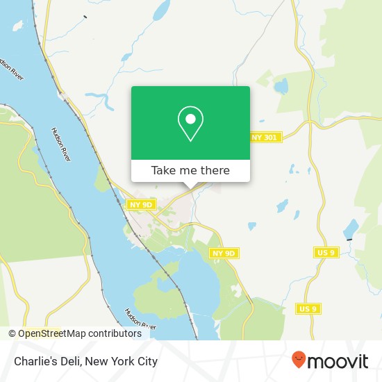 Charlie's Deli map