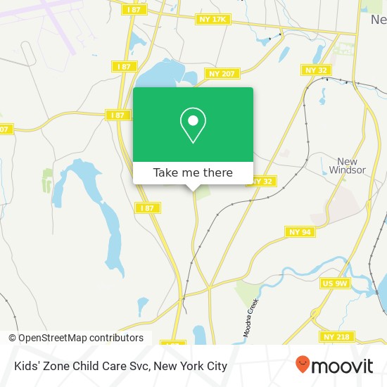 Kids' Zone Child Care Svc map