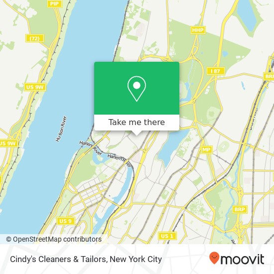 Cindy's Cleaners & Tailors map