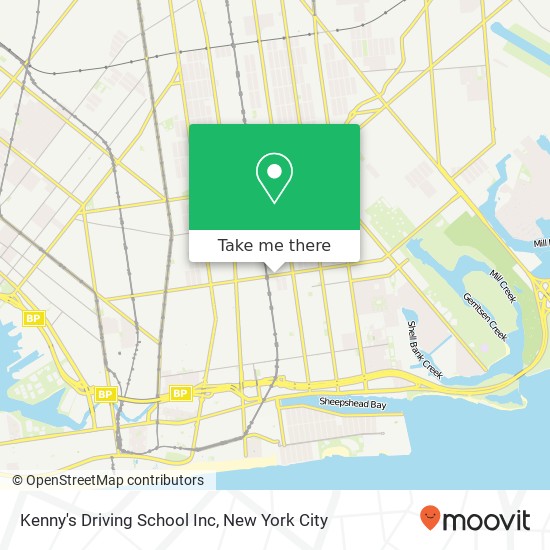 Mapa de Kenny's Driving School Inc