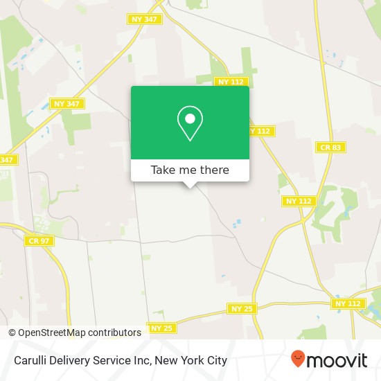 Carulli Delivery Service Inc map