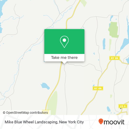 Mapa de Mike Blue Wheel Landscaping