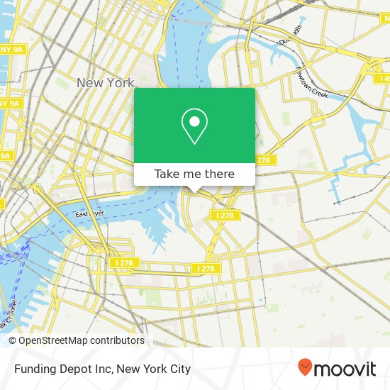 Mapa de Funding Depot Inc