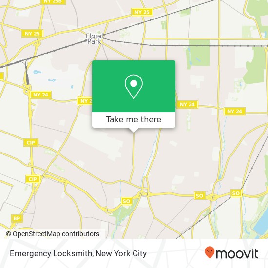 Emergency Locksmith map