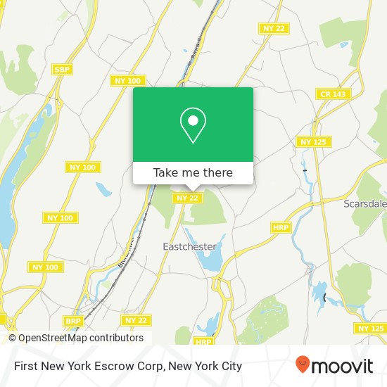 First New York Escrow Corp map