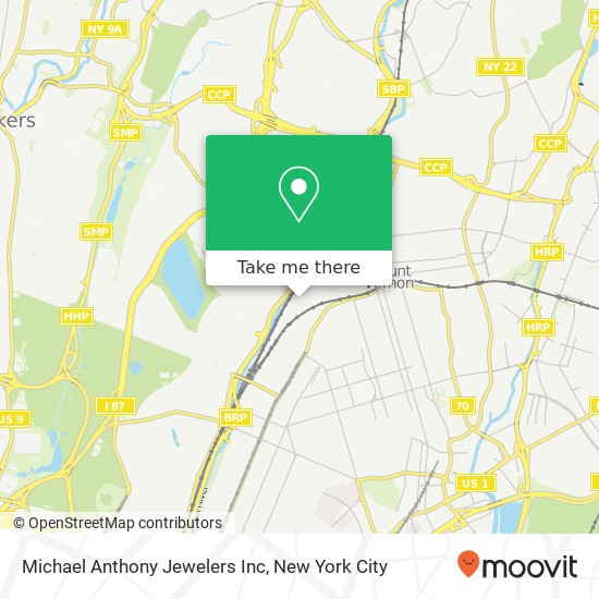 Michael Anthony Jewelers Inc map