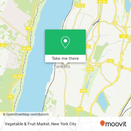 Mapa de Vegetable & Fruit Market