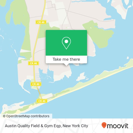 Mapa de Austin Quality Field & Gym Eqp