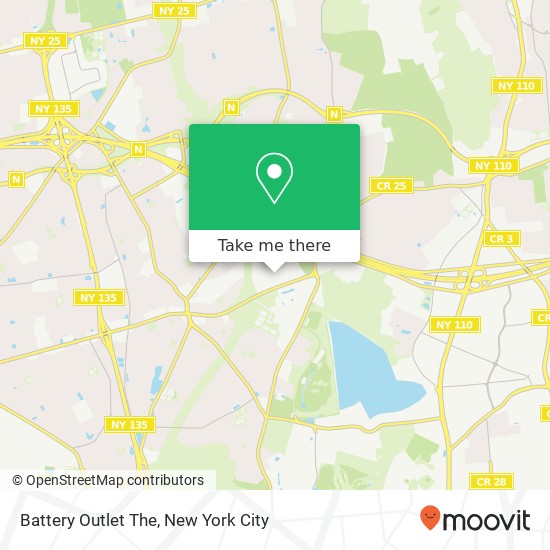 Mapa de Battery Outlet The
