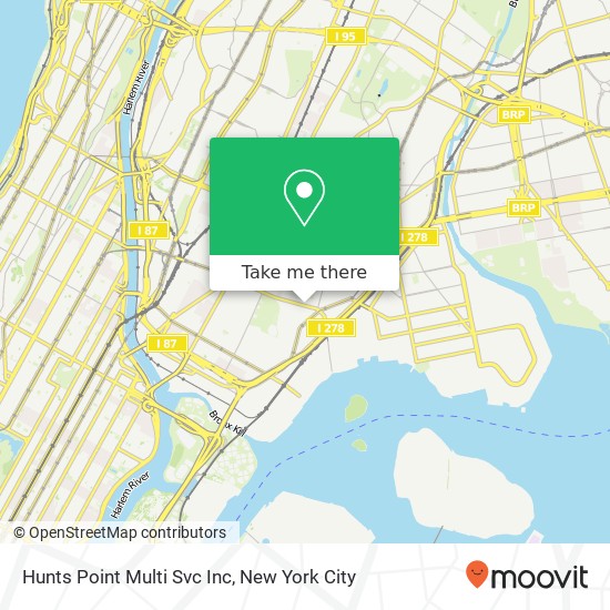 Hunts Point Multi Svc Inc map