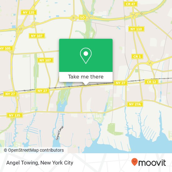 Mapa de Angel Towing