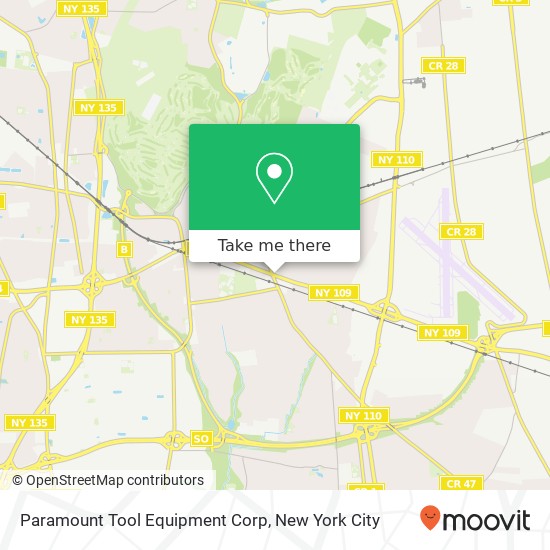 Paramount Tool Equipment Corp map