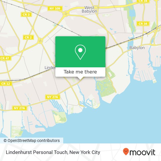 Mapa de Lindenhurst Personal Touch