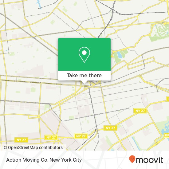 Mapa de Action Moving Co