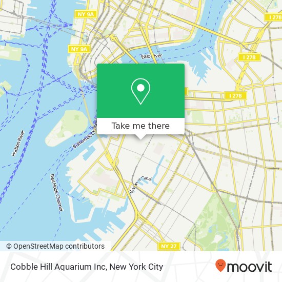 Cobble Hill Aquarium Inc map