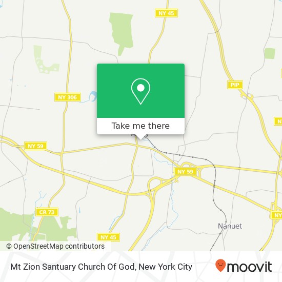 Mapa de Mt Zion Santuary Church Of God
