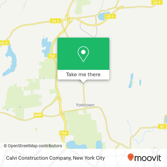 Calvi Construction Company map