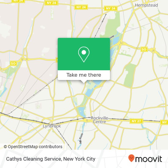 Cathys Cleaning Service map