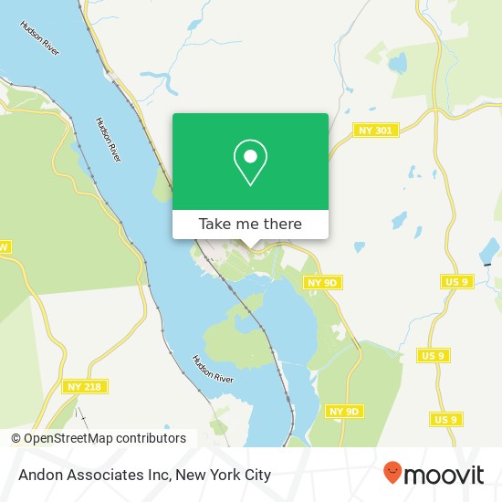 Andon Associates Inc map