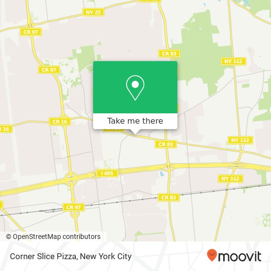 Corner Slice Pizza map