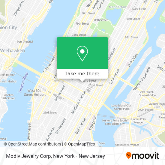 Modiv Jewelry Corp map