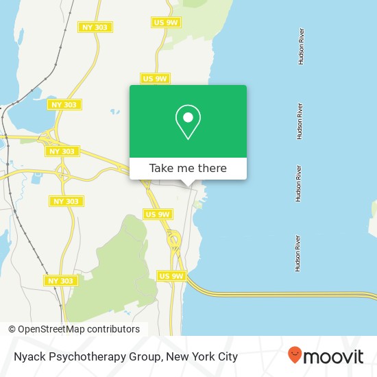 Mapa de Nyack Psychotherapy Group