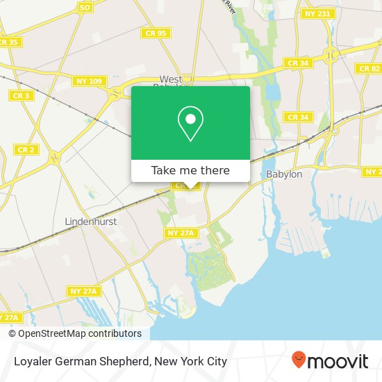 Loyaler German Shepherd map