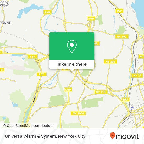 Mapa de Universal Alarm & System