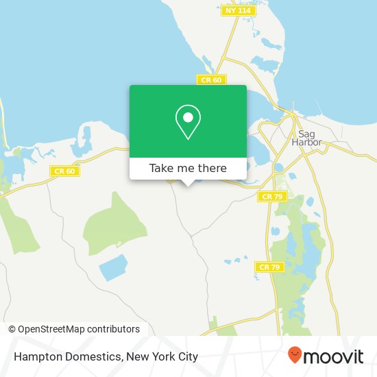 Hampton Domestics map