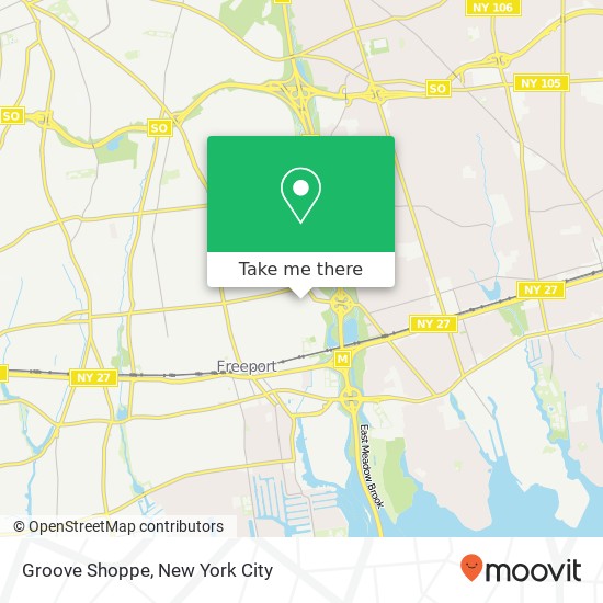 Mapa de Groove Shoppe