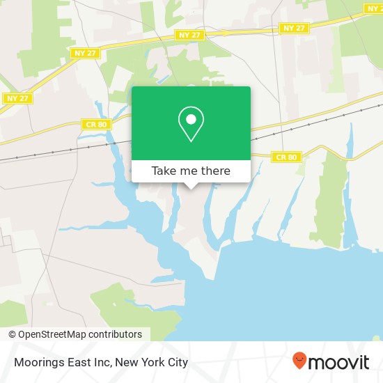 Mapa de Moorings East Inc