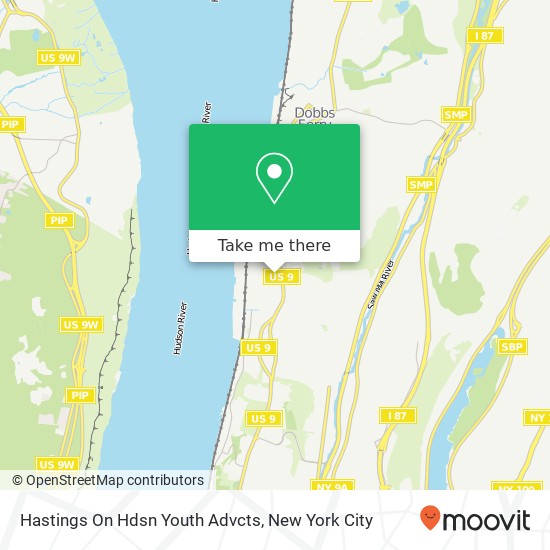 Mapa de Hastings On Hdsn Youth Advcts