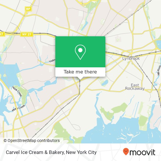 Carvel Ice Cream & Bakery map