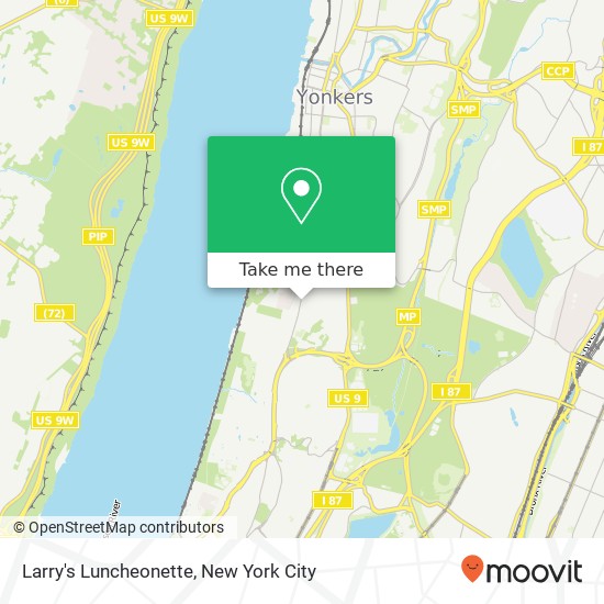 Larry's Luncheonette map