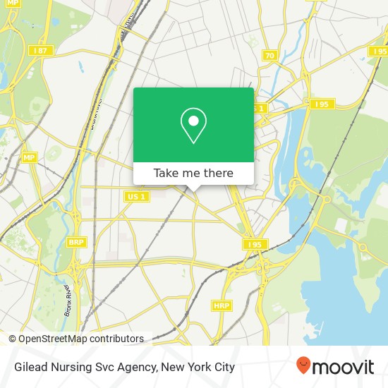 Gilead Nursing Svc Agency map