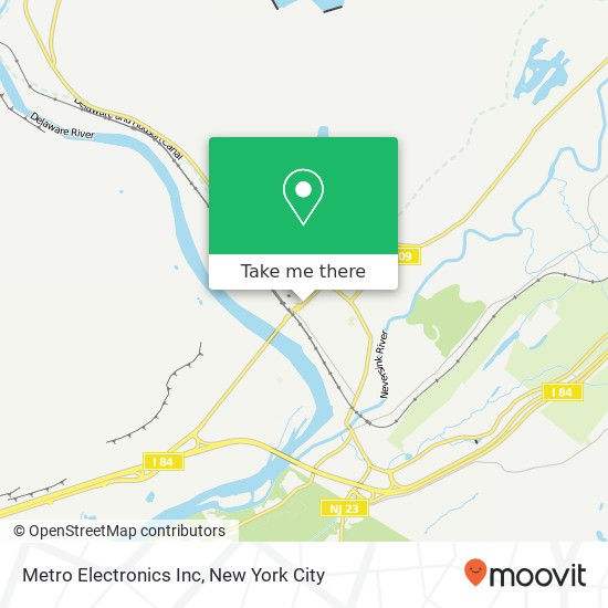 Metro Electronics Inc map