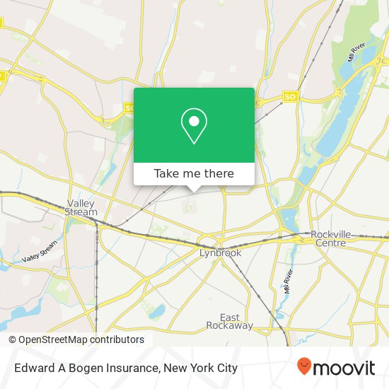 Mapa de Edward A Bogen Insurance