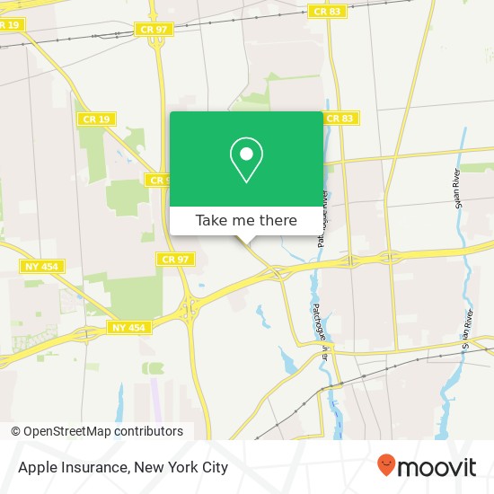 Apple Insurance map