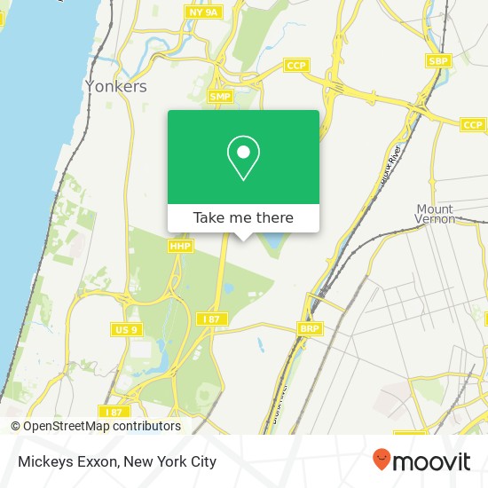 Mickeys Exxon map