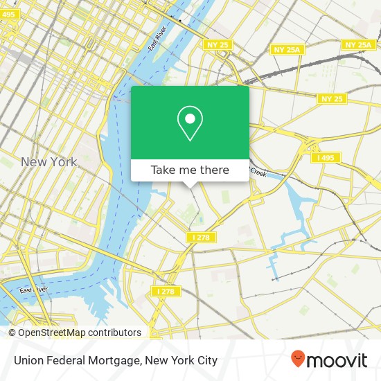 Union Federal Mortgage map