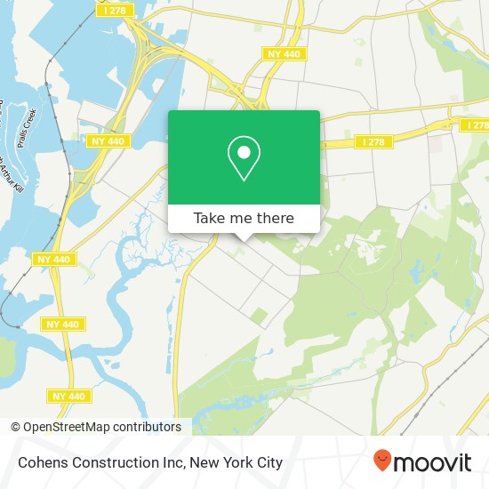 Cohens Construction Inc map