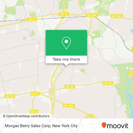 Mapa de Morgan Berry Sales Corp