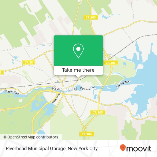 Mapa de Riverhead Municipal Garage