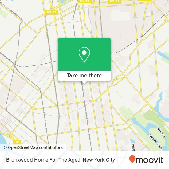 Mapa de Bronxwood Home For The Aged