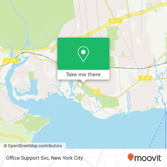 Office Support Svc map