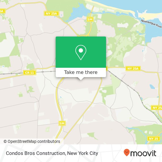 Condos Bros Construction map