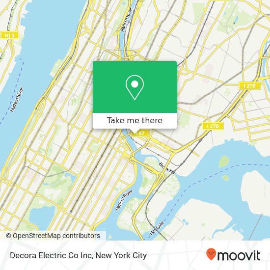 Mapa de Decora Electric Co Inc