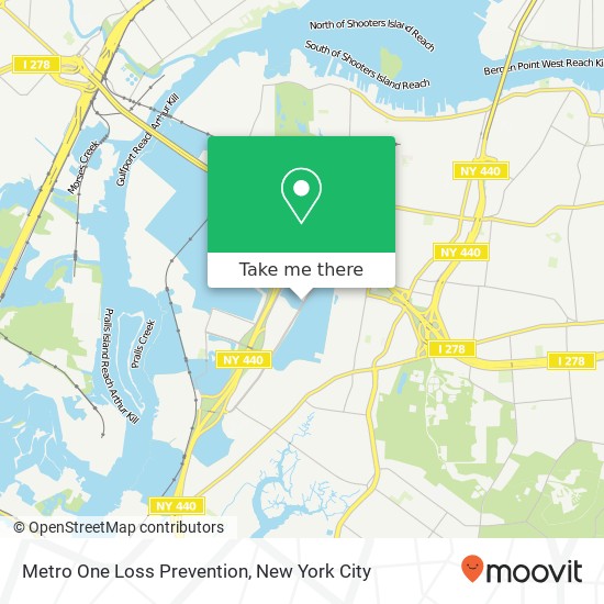 Metro One Loss Prevention map